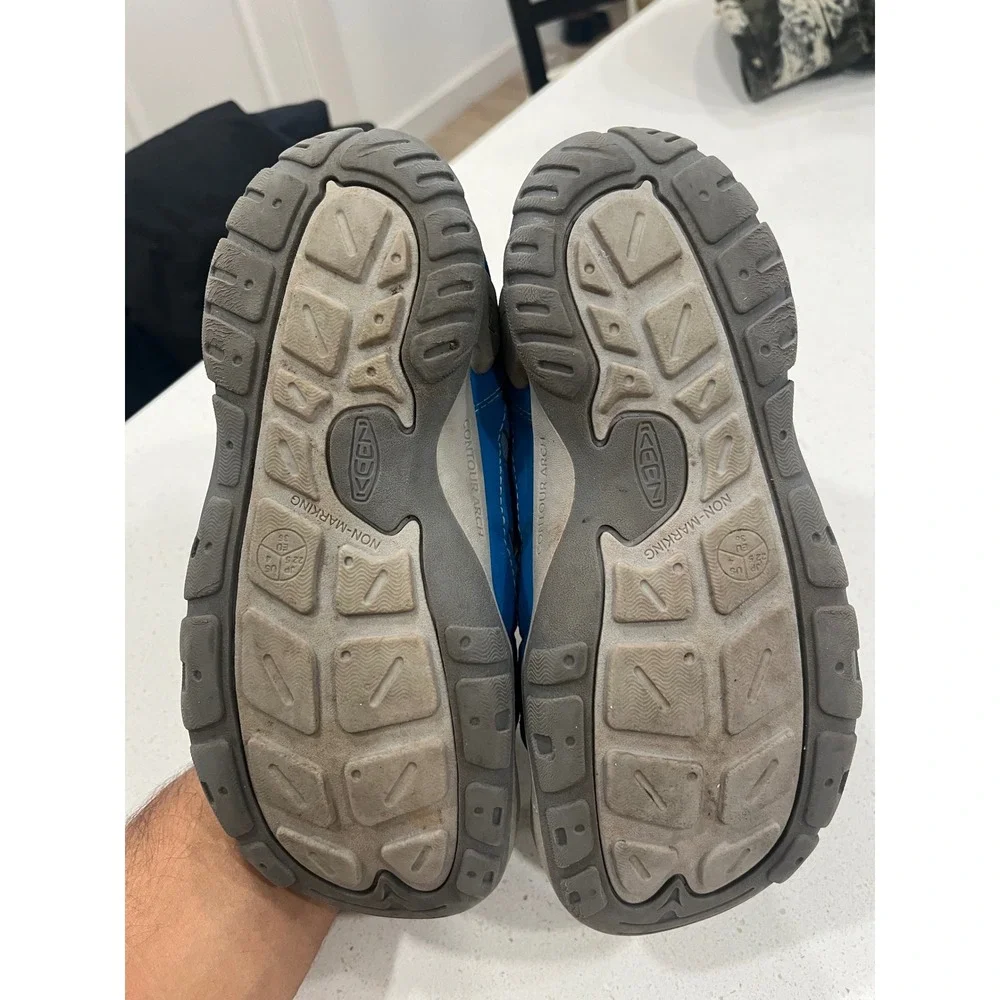 KEEN Kids Blue Yellow Hook and Loop Water Ready Sport Sandals Size‎ 3